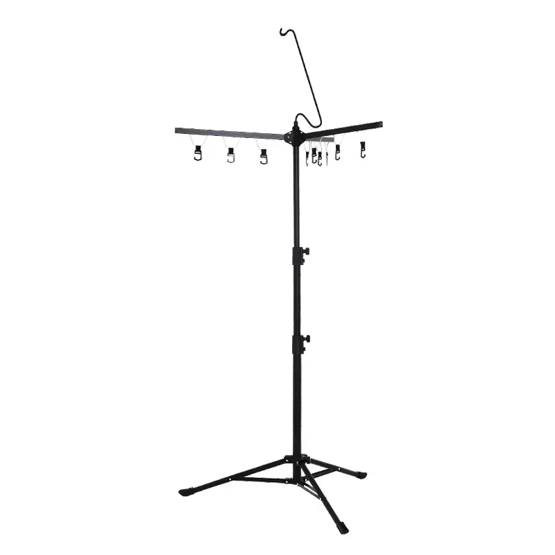 WildLand Camping Gear | Foldable Camping Hanging Rack - Tripod of Light for Camping and Outdoor Activities