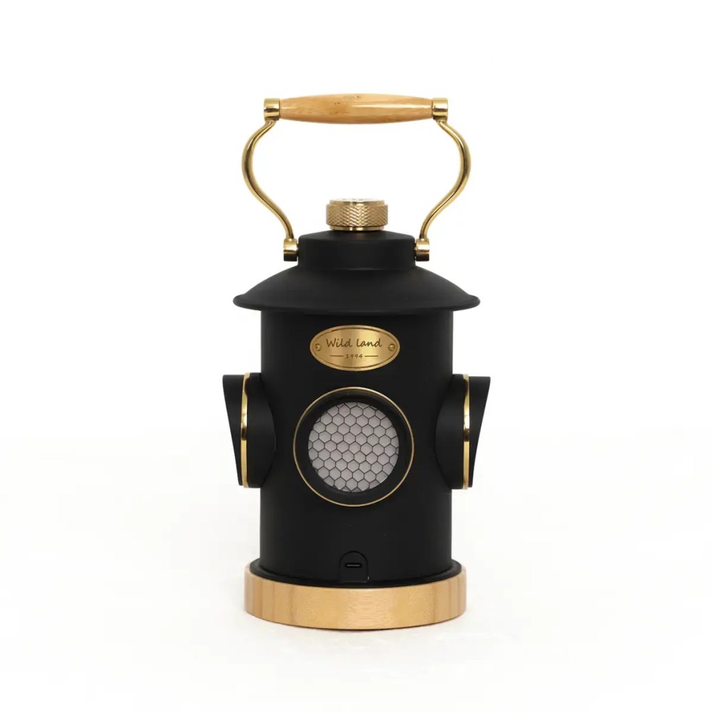 WildLand Lumena Work | Trackwalker Lantern - Industrial Style Rechargeable Lantern for Camping, Hiking and Walk Roads