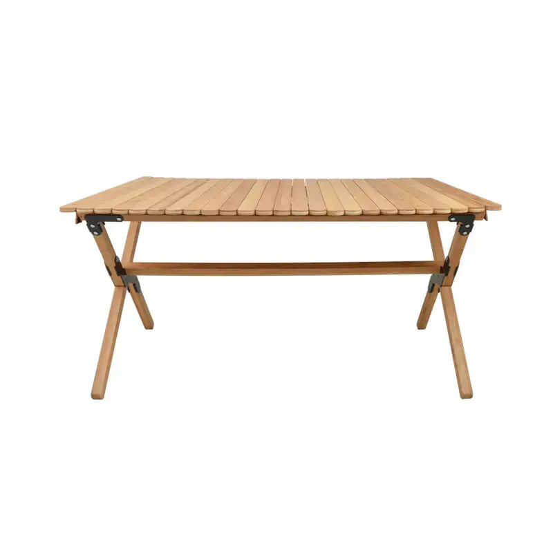 WildLand Camping Gear | Foldable Bamboo Table - Portable Bamboo Table Easy to Carry for Camping, Hiking and Picnic