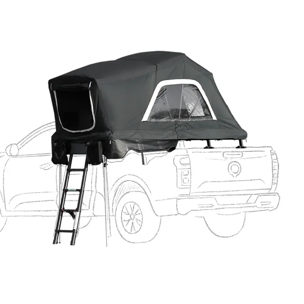 Rooftop Tent WildLand | Voyager Pro 140 - Compact Hard Shell Roof Tent for Camping, Adventure and Overland