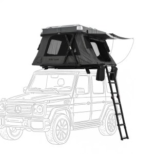Automatic remote control Hard shell roof top tent with transparent roof