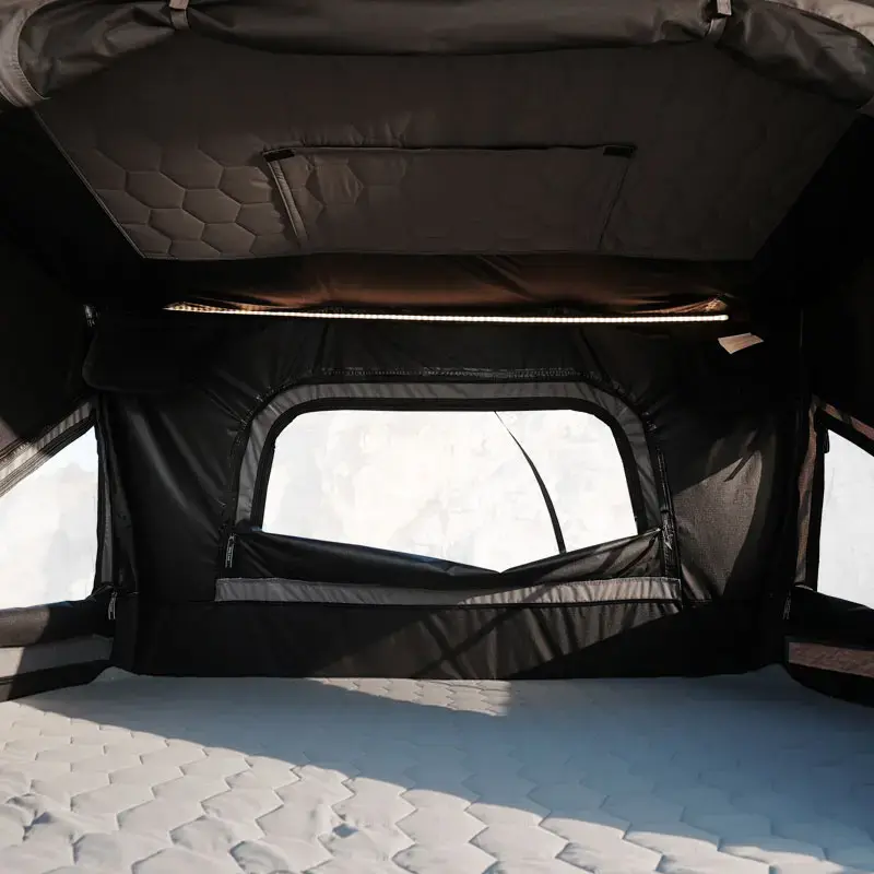 Rooftop Tent WildLand | Rock Cruiser Pro 140 - Hard Sheel Roof Top Tent for Trucks, SUVs, Trailers and Cars - Image 6