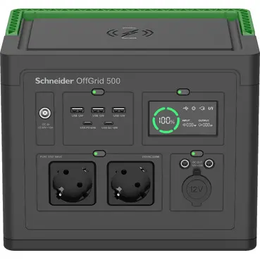 Schneider Electric Portable Power Station 500W untuk Camping Outdoor ataupun Cadangan Listrik Rumah